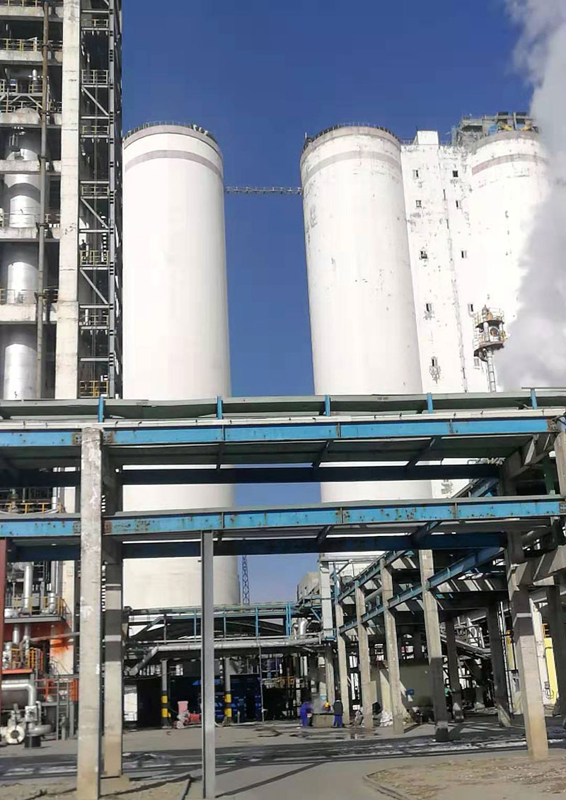 某煤化工企業300噸循環流化床鍋爐除塵器布袋整(圖1)